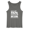 Wenn's Papa - Männer Tank Top - Anthrazit