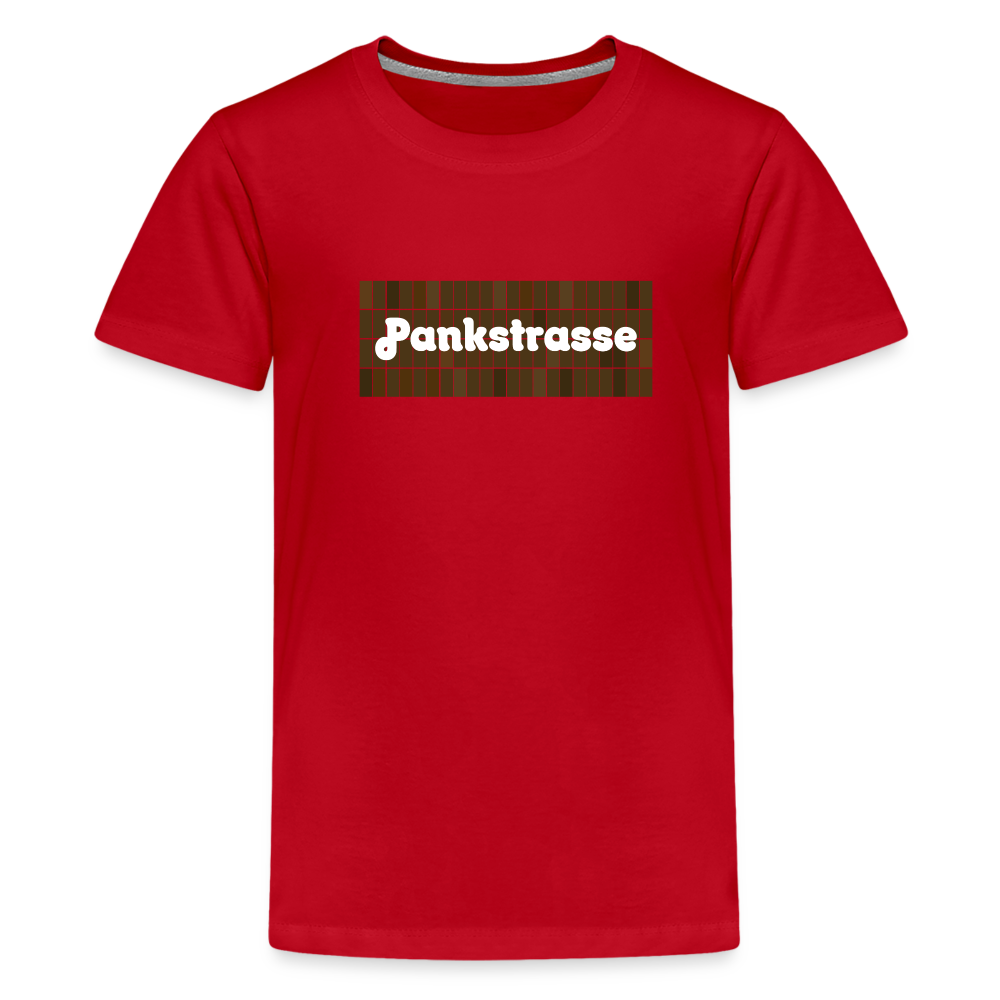 Pankstrasse - Teenager Premium T-Shirt - Rot