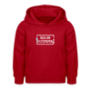 Tach ihr Flitzpiepen - weiß - Kinder Hoodie - Rot