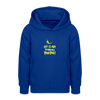 Schnurz Piepe mit Piep - Teenager Hoodie - Royalblau
