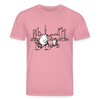 Fahrradtour Berlin - Unisex Bio T-Shirt - Lila Traum