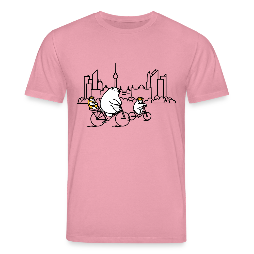 Fahrradtour Berlin - Unisex Bio T-Shirt - Lila Traum