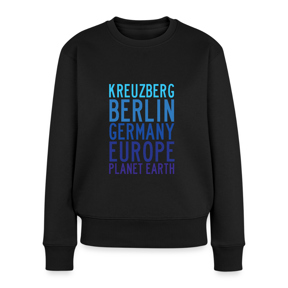 Kreuzberg - Planet Earth - Frauen Premium Pullover - Schwarz