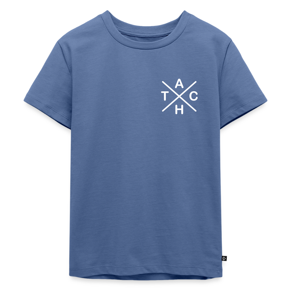Tach X - Kinder Premium T-Shirt - Taubenblau