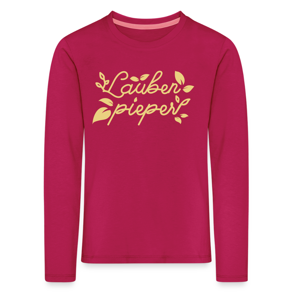 Lauben pieper - Teenager Langarmshirt - dunkles Pink