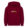 Nich faul! Energieeffizient! - Kinder Hoodie - Bordeaux