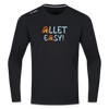 Allet Easy! - Männer Sport Langamshirt - Schwarz