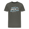 kenn ick wees ick hab ick schon - Männer Premium T-Shirt - Asphalt