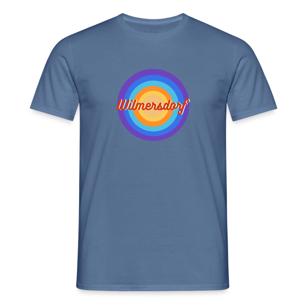 Wilmersdorf retro - Männer Premium T-Shirt - Taubenblau