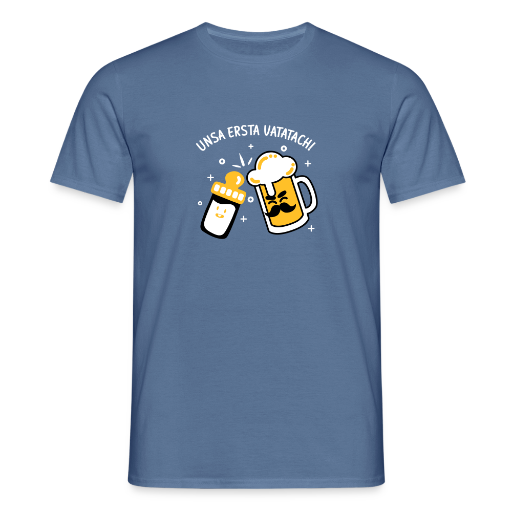 unsa ersta Vatatach! - Männer Premium T-Shirt - Taubenblau