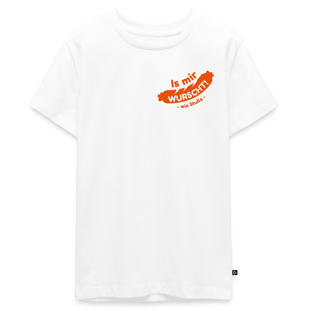 Is mir Wurscht - Teenager Premium T-Shirt - Weiß