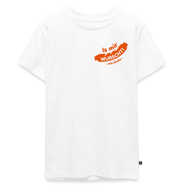 Is mir Wurscht - Teenager Premium T-Shirt - Weiß