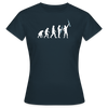 Evolution - Frauen Premium T-Shirt - Navy