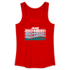 Janz Jeschmeidich - Frauen Bio Tank Top - Rot