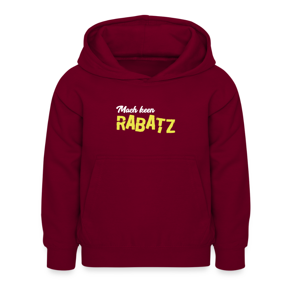 Mach keen Rabatz - Kinder Hoodie - Bordeaux