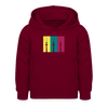 Berlin Retro - Kinder Hoodie - Bordeaux