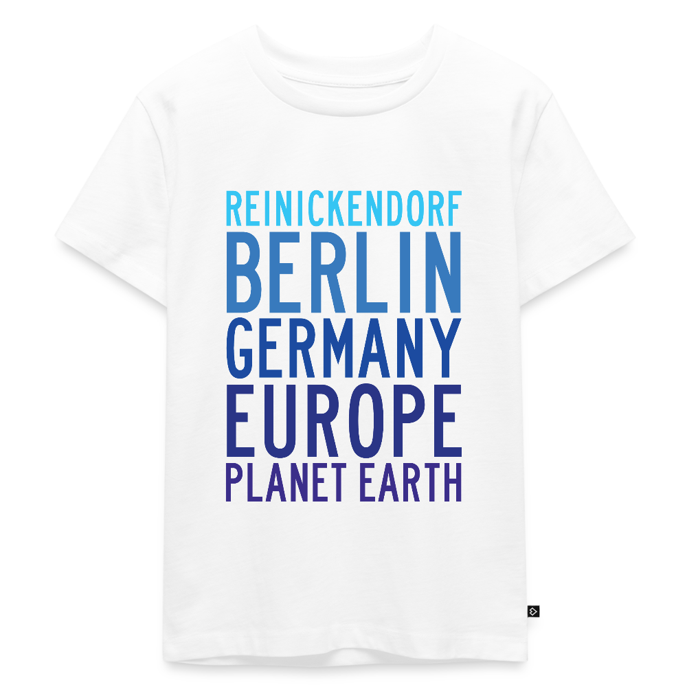 Reinickendorf Planet Earth - Kinder Premium T-Shirt - Weiß