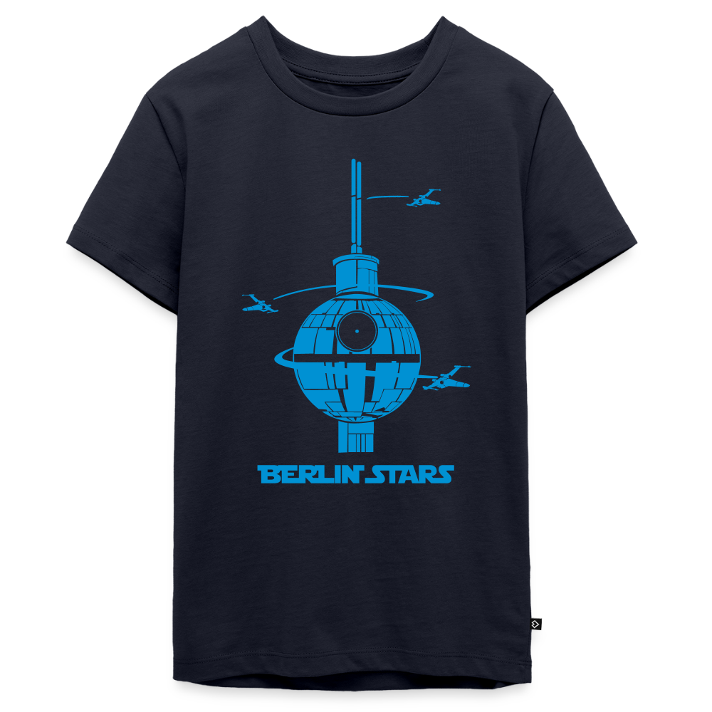 Berlin Stars - Blau - Teenager Premium T-Shirt - Navy
