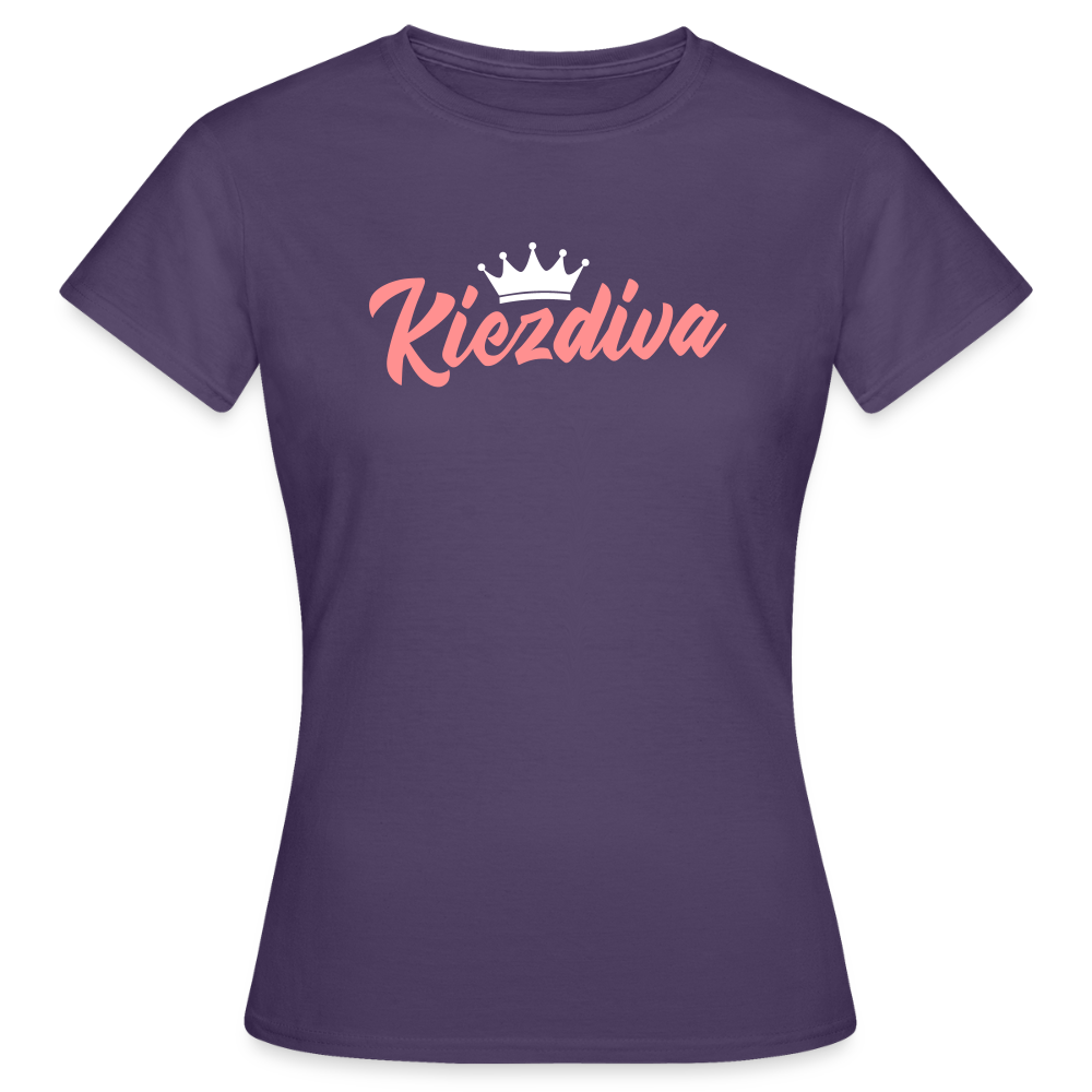 Kiezdiva - Frauen Premium T-Shirt - Dunkellila