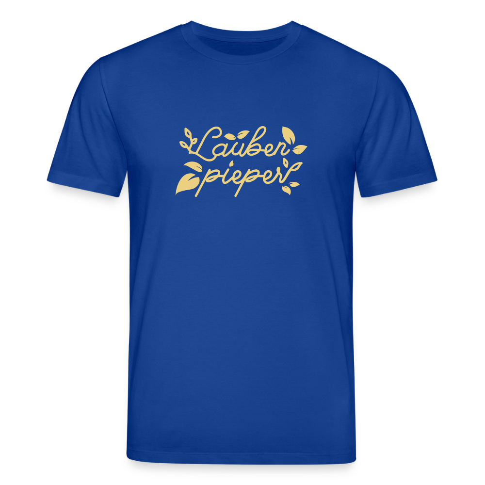 Lauben pieper - Unisex Bio T-Shirt - Dunkelblau