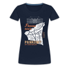 Panama oder Pankow - Frauen Premium T-Shirt - Navy
