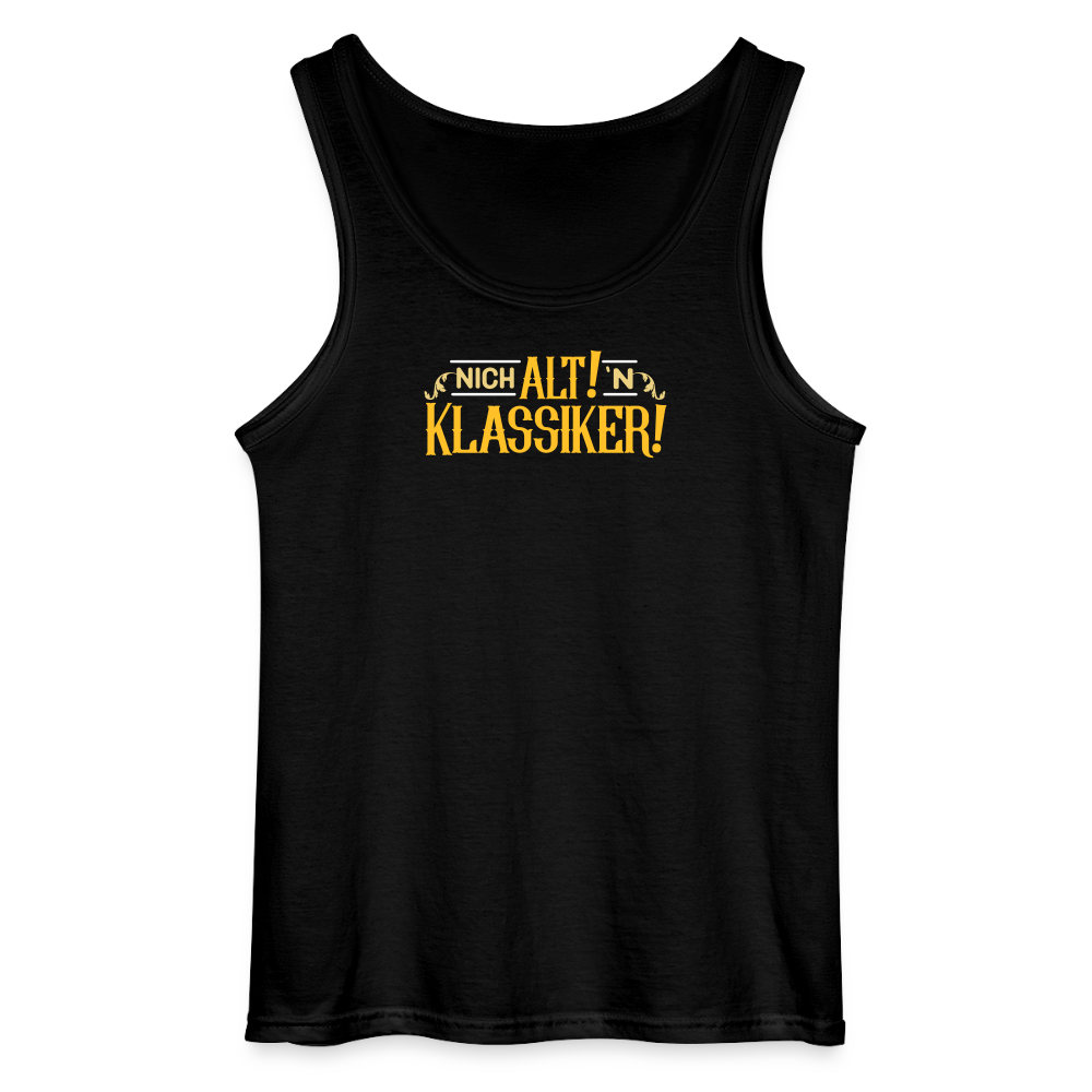 Nich alt! 'n Klassiker! - Männer Tank Top - Schwarz