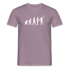 Evolution - Männer Premium T-Shirt - Lilagrau