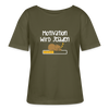 Motivation Wird Jeladen Warten - Relaxed Rundhals Frauen Bio-T-Shirt - Khaki