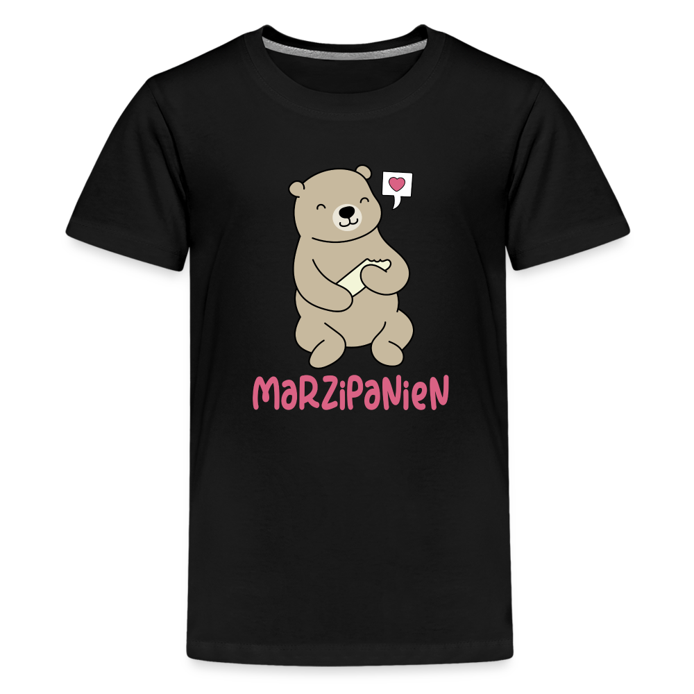 Marzipanien - Teenager Premium T-Shirt - Schwarz
