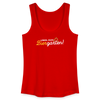 Leben, keen Biergarten! - Frauen Bio Tank Top - Rot