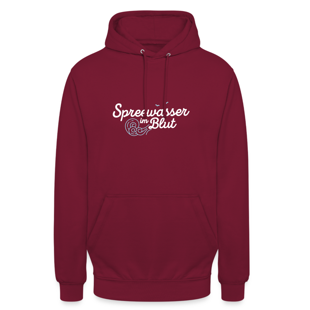 Spreewasser im Blut - Unisex Hoodie - Bordeaux