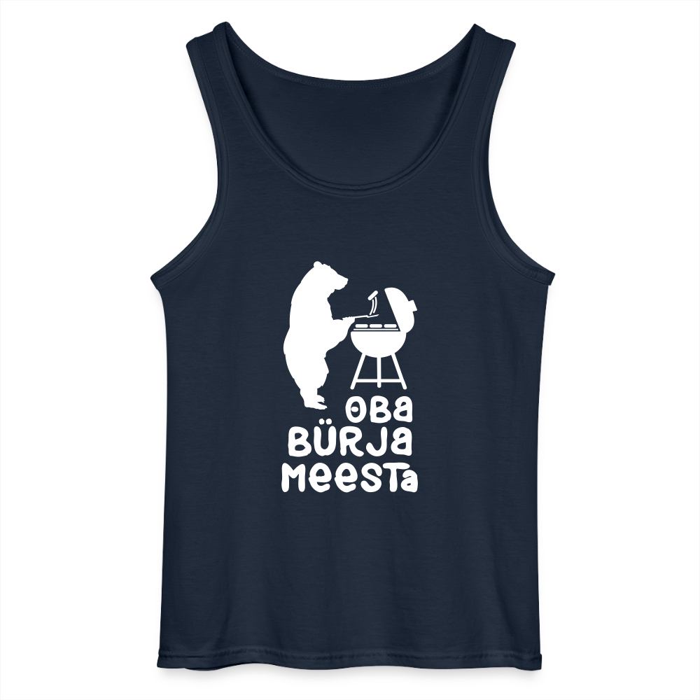 Bürjameesta - Männer Tank Top - Navy