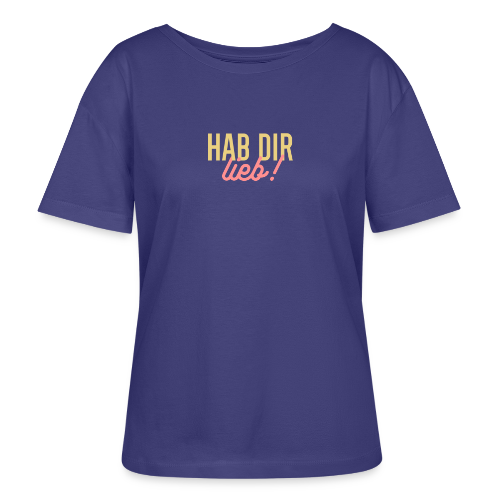 Hab Dir Lieb! - Relaxed Rundhals Frauen Bio-T-Shirt - Dämmerung