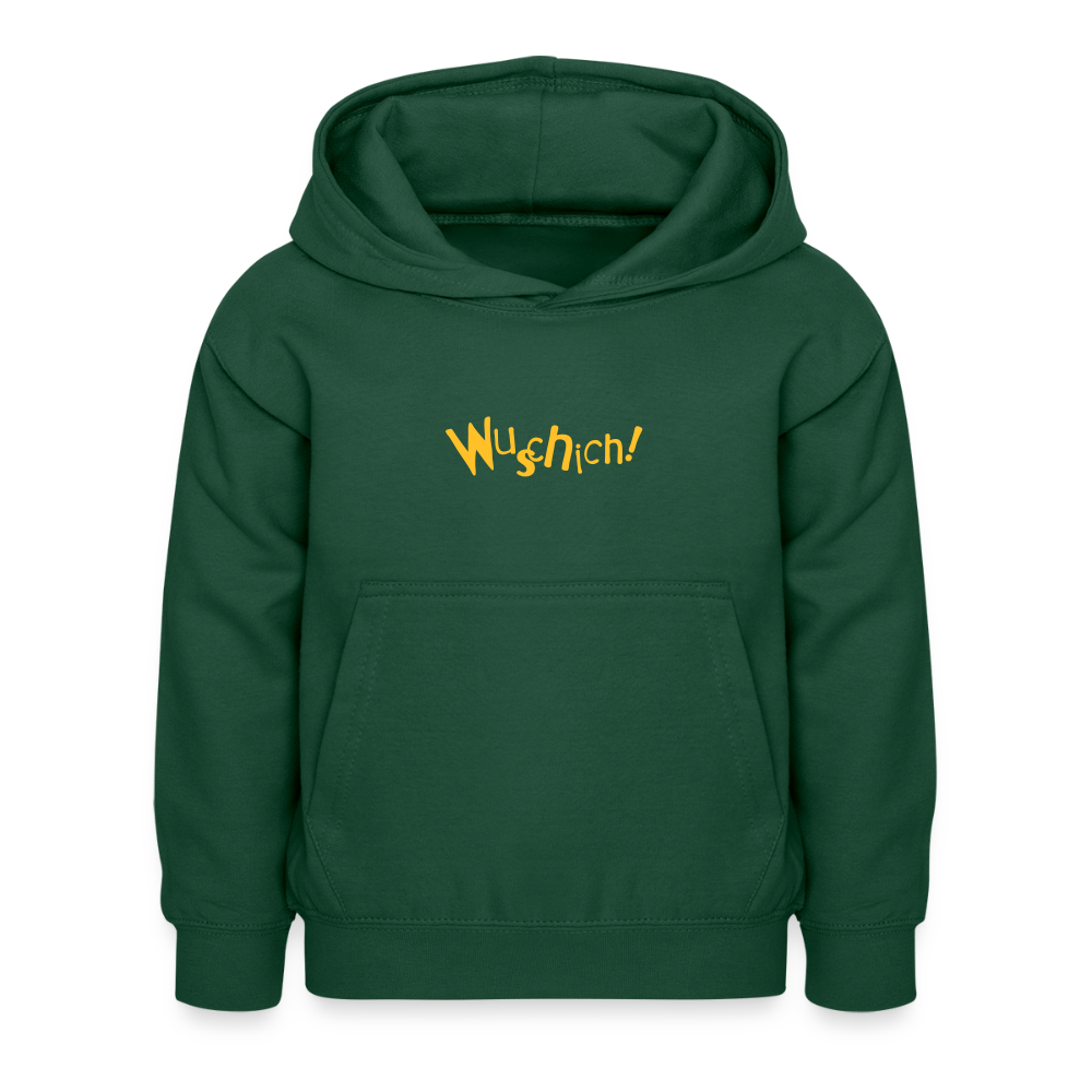Wuschich! - Kinder Hoodie - Flaschengrün