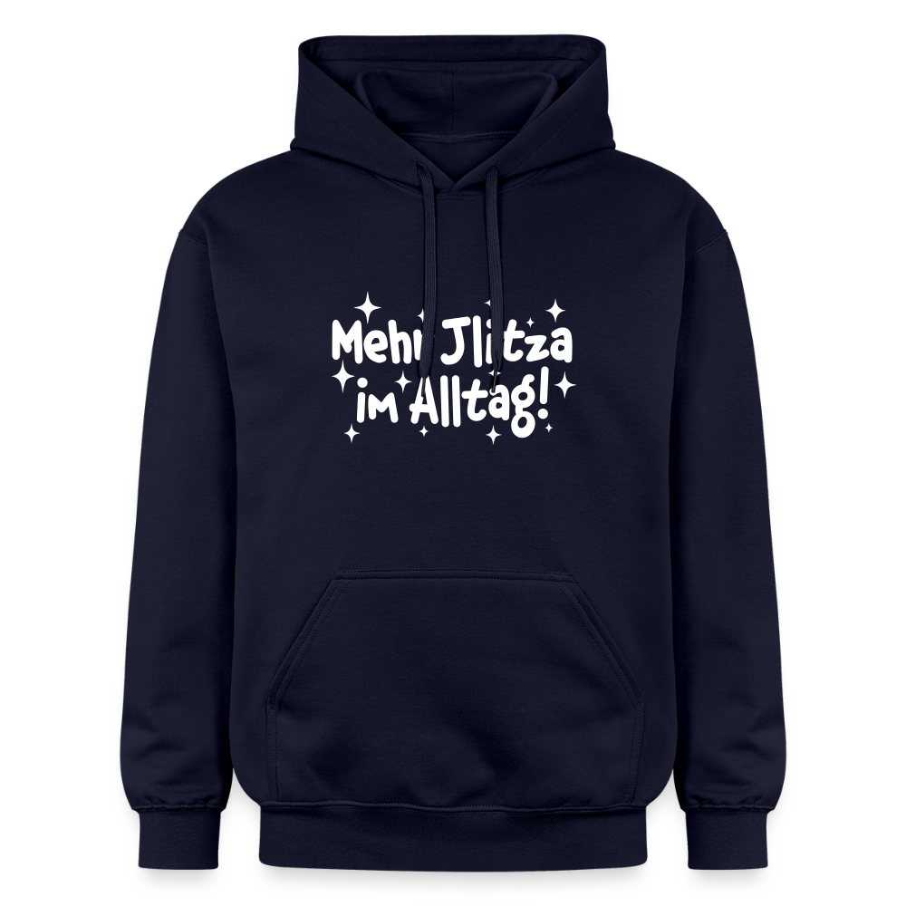 Mehr Jlitzer im Alltag! - Hoodie - Navy