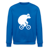 Fahrradbär - Unisex Bio Sweatshirt - Königsblau