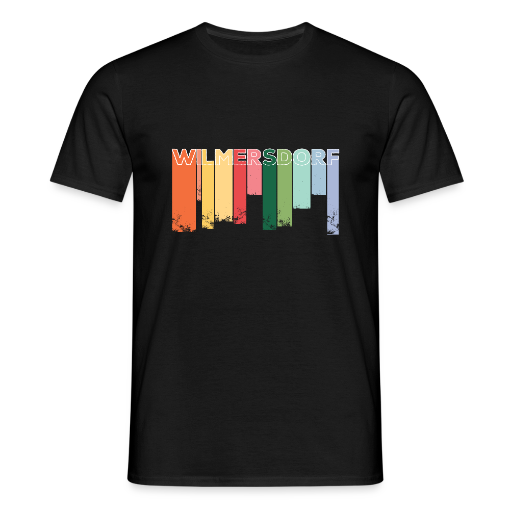 Wilmersdorf Regen - Männer Premium T-Shirt - Schwarz