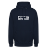 Wenn de dit liest, hör uf! - Unisex Hoodie - Navy