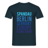 Spandau Planet Earth - Männer Premium T-Shirt - Navy