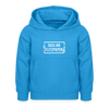 Tach ihr Flitzpiepen - weiß - Kinder Hoodie - Meeresblau