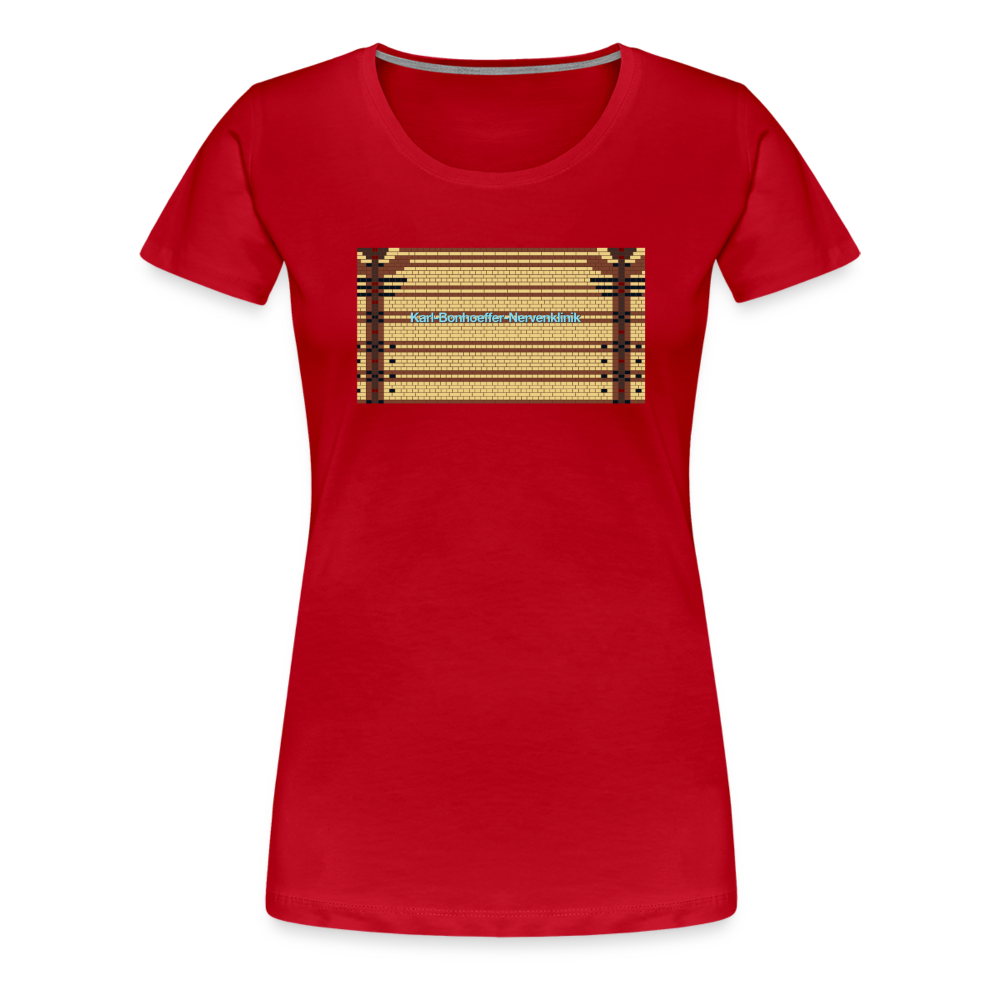 Karl-Bonhoeffer-Nervenklinik - Frauen Premium T-Shirt - Rot