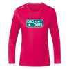 030 statt 0815 - Frauen Sport Langarmshirt - dunkles Pink