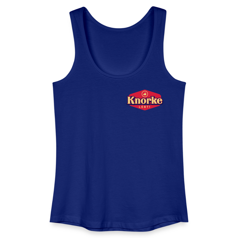 KNORKE lebt! - Frauen Bio Tank Top - Königsblau