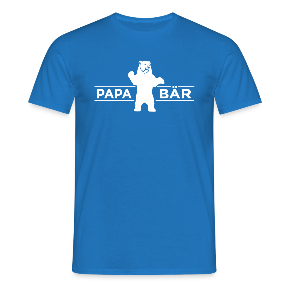 Papa Bär - Männer Premium T-Shirt - Royalblau