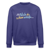Echt jetzt? Nich du schon wieda... - Unisex Bio Sweatshirt - Dämmerung