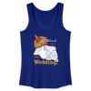 Westerland oder Wedding - Frauen Bio Tank Top - Königsblau