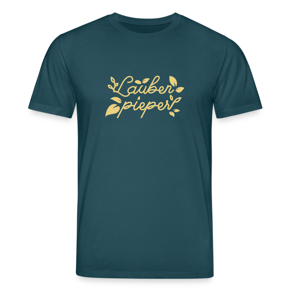 Lauben pieper - Unisex Bio T-Shirt - Dunkles Petrol