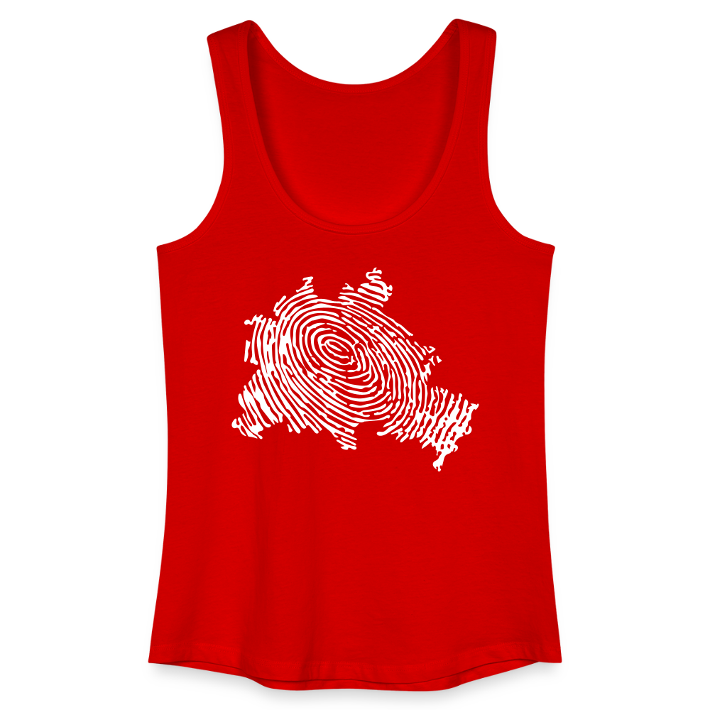 Berliner Finger - Frauen Bio Tank Top - Rot