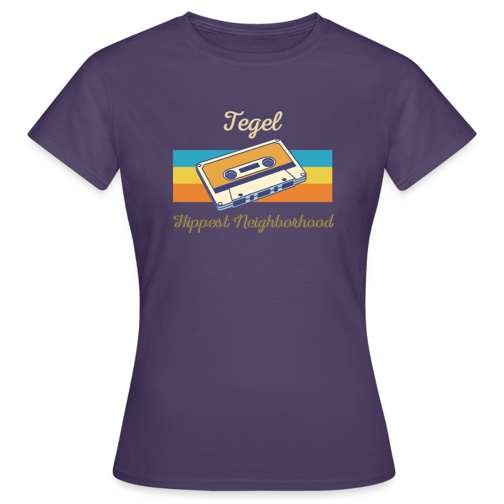 Tegel Hippest Neighborhood - Frauen Premium T-Shirt - Dunkellila