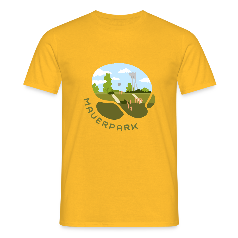 Mauerpark - Männer Premium T-Shirt - Gelb